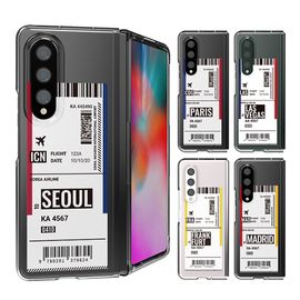 [S2B]Alpha Boarding Galaxy Z Fold 3 Transparent Slim Case _  Transparent and slim phone bumper, shock-resistant, scratch-resistant_Made In Korea.